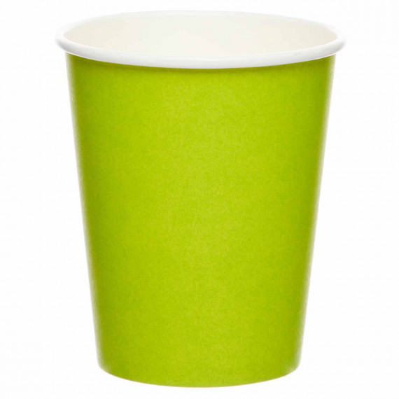 Lime Green Paper Cups