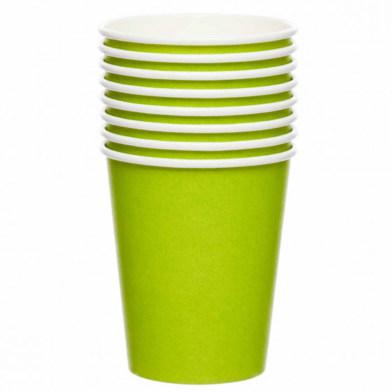 Lime Green Paper Cups