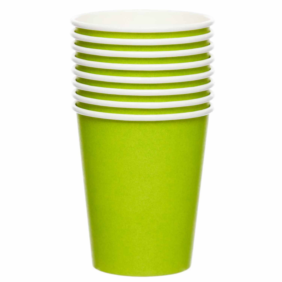 Lime Green Paper Cups