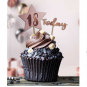 Rose Gold Personalised Cake Topper