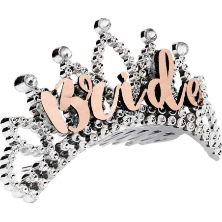 Rose Gold Bride Tiara