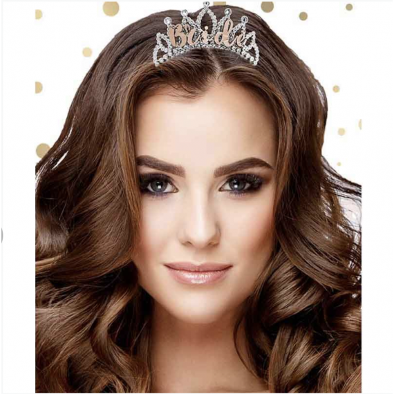 Rose Gold Bride Tiara