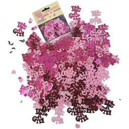 Pink It's a Girl Confetti