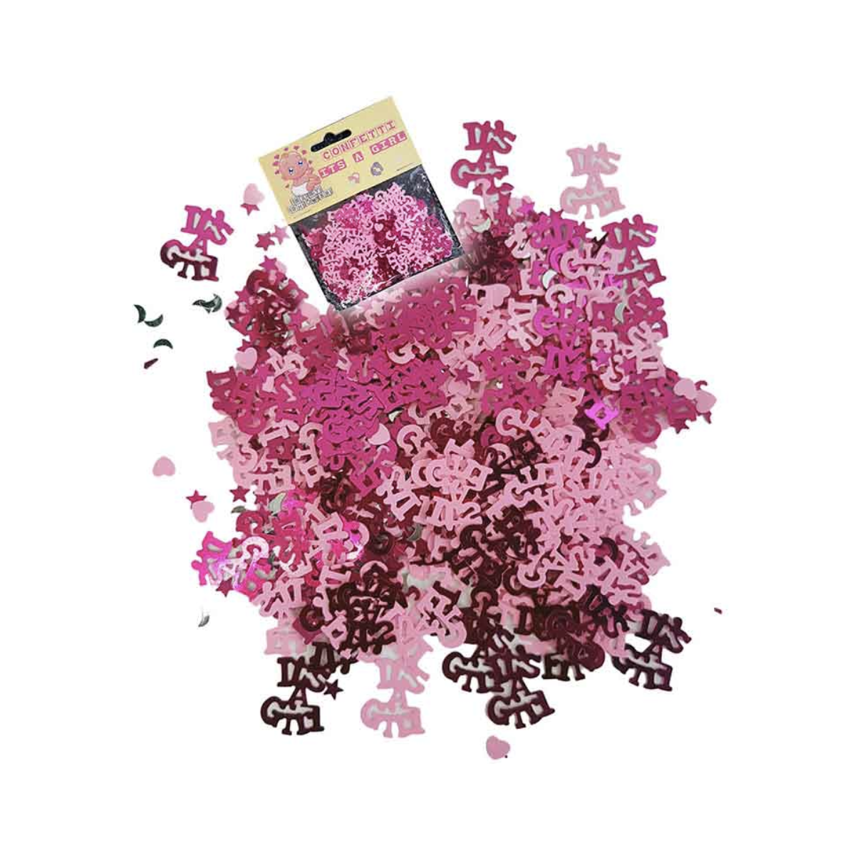 Pink It's a Girl Confetti Pink It's a Girl Confetti