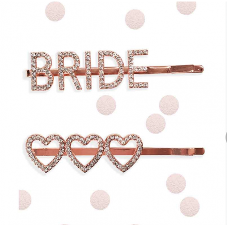 Hen Party Bride Hair Clips