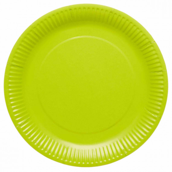 Lime Green Paper Plates