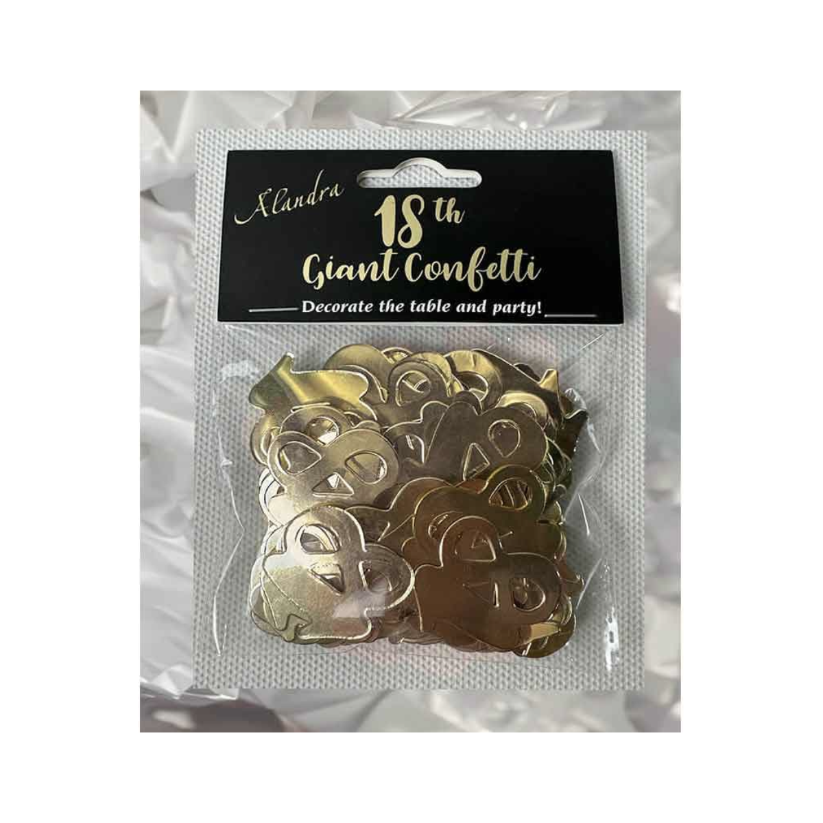 Gold 18th Birthday Confetti