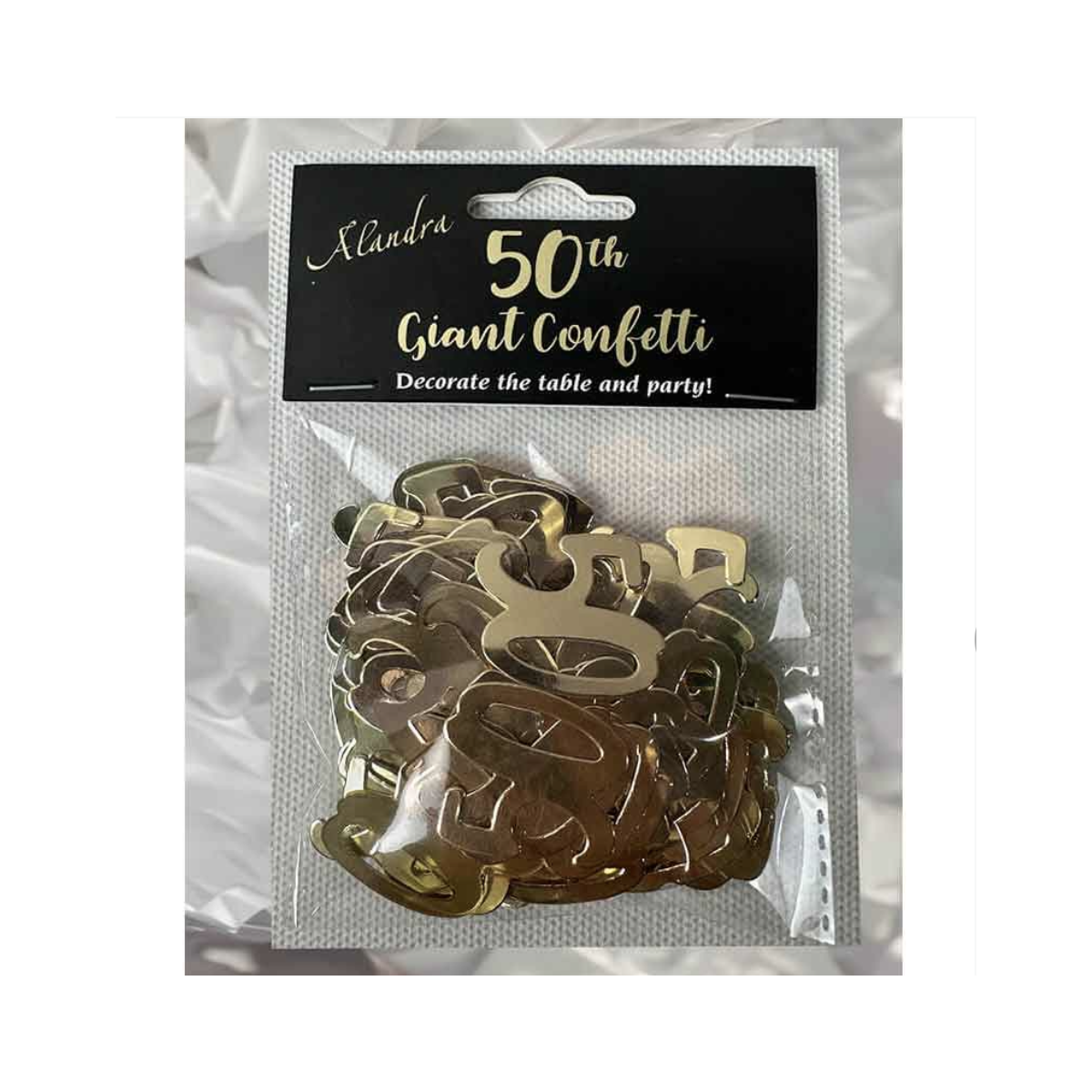 Gold 50th Birthday Confetti