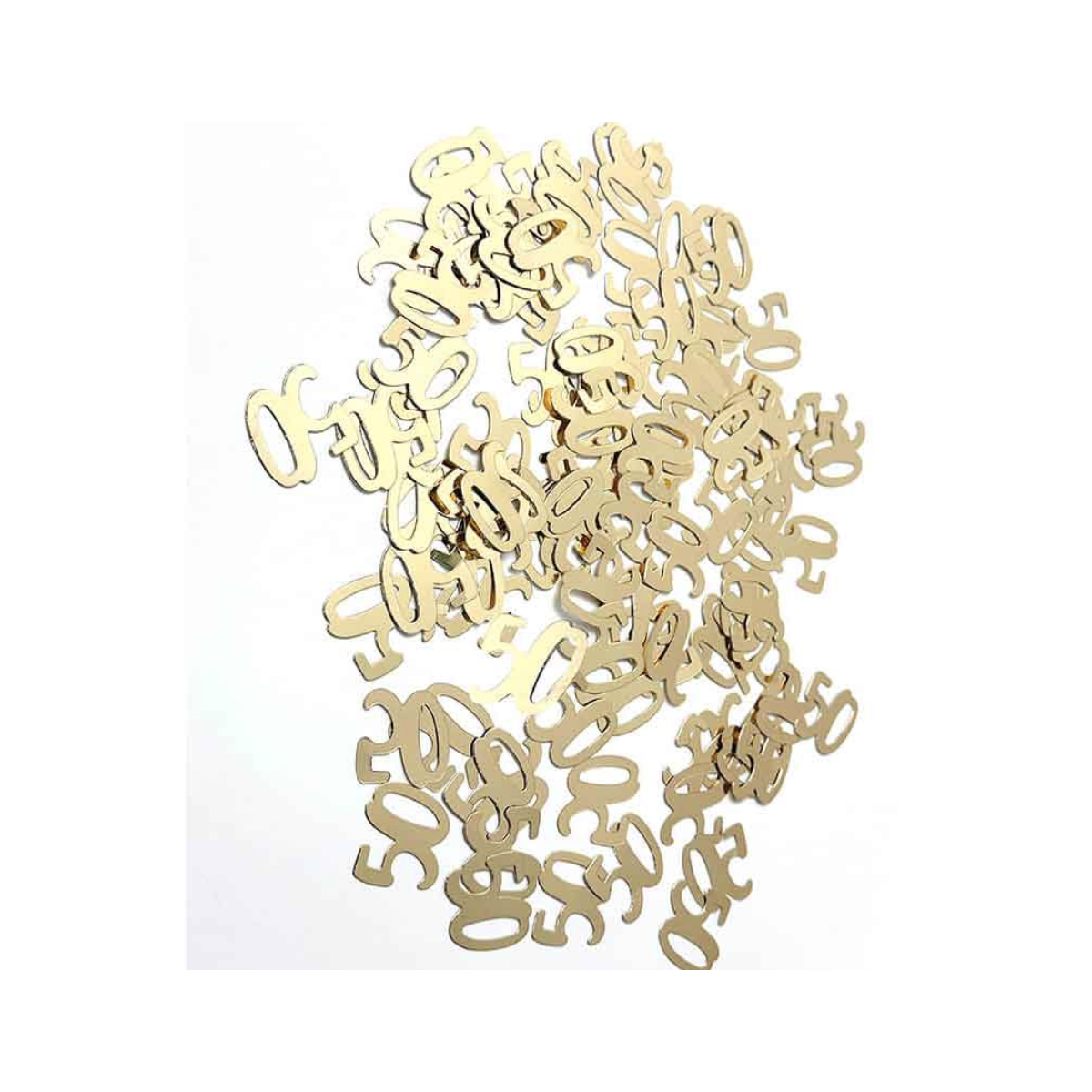Gold 50th Birthday Confetti