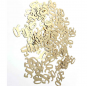 Gold 50th Birthday Confetti