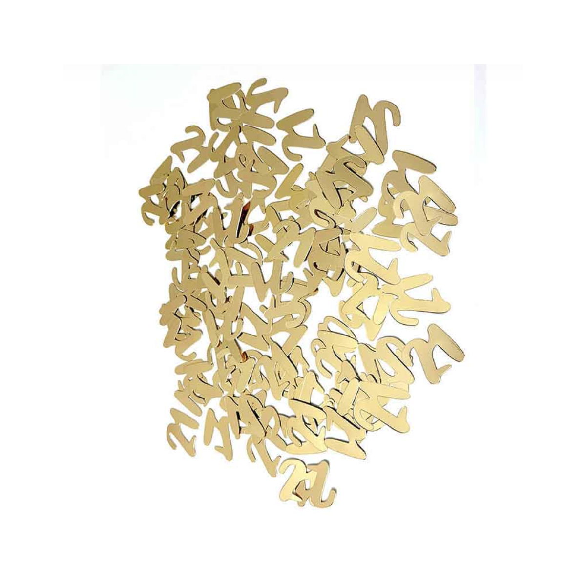 Gold 21st Birthday Confetti