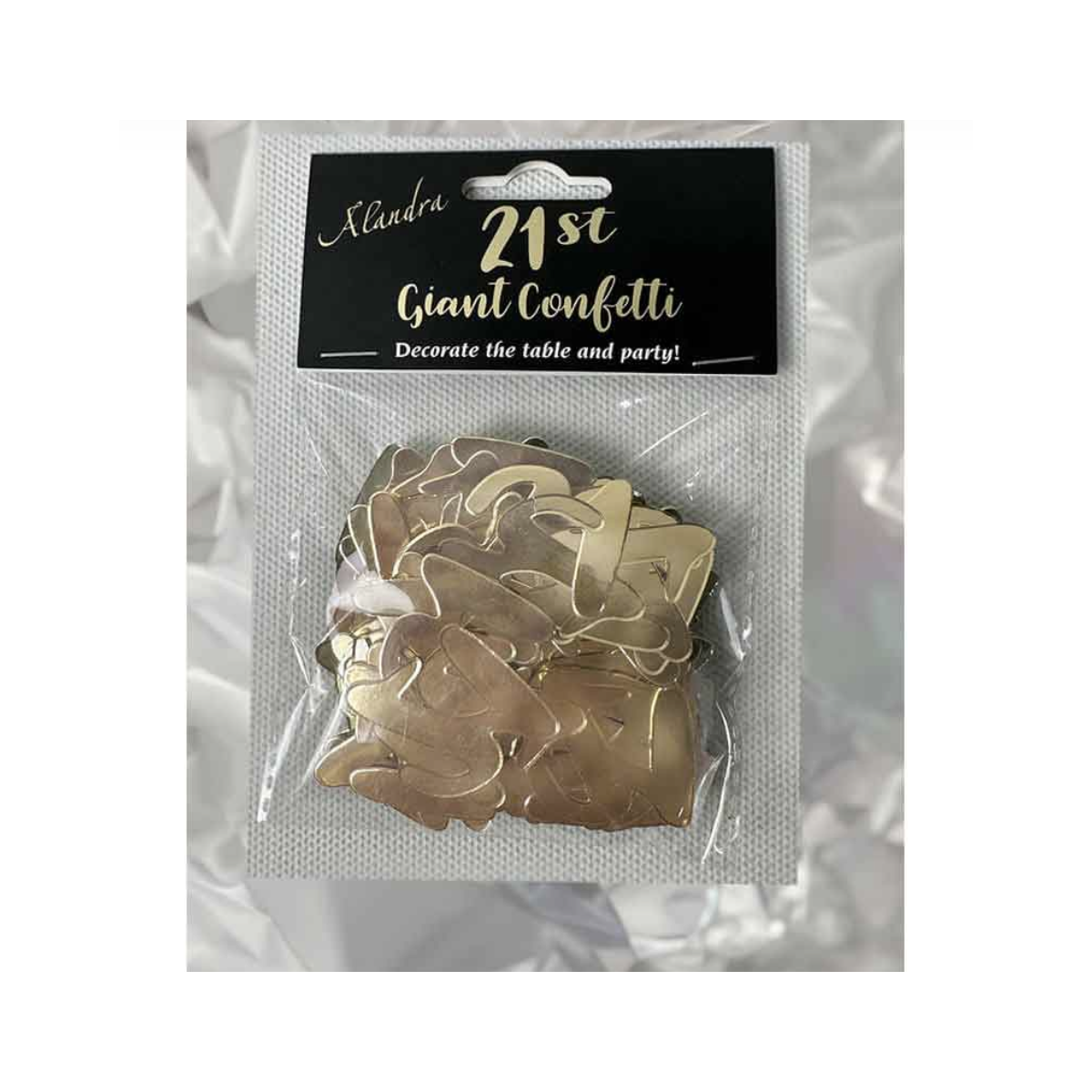 Gold 21st Birthday Confetti