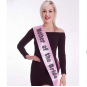 Pink Mother of The Bride Sash