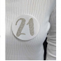 White Age 21 Big Badge