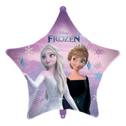 Frozen 2 Star Foil Balloon - Inflated
