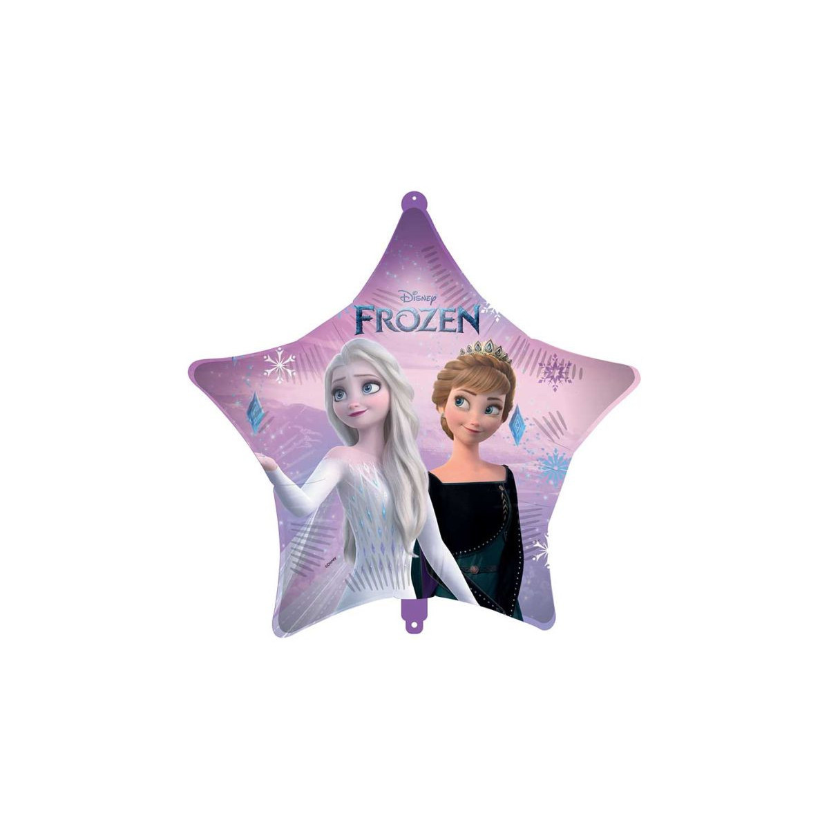 Frozen 2 Star Foil Balloon - Inflated