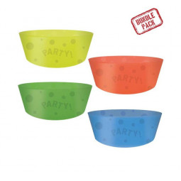 Coloured Plastic Bowls
