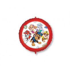 Paw Patrol Red Foil Balloon - Inflated