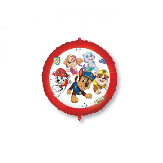 Paw Patrol Red Foil Balloon - Inflated Paw Patrol Red Foil Balloon - Inflated