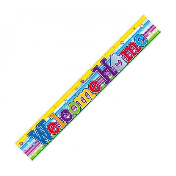 Welcome Home Foil Banner Welcome Home Foil Banner