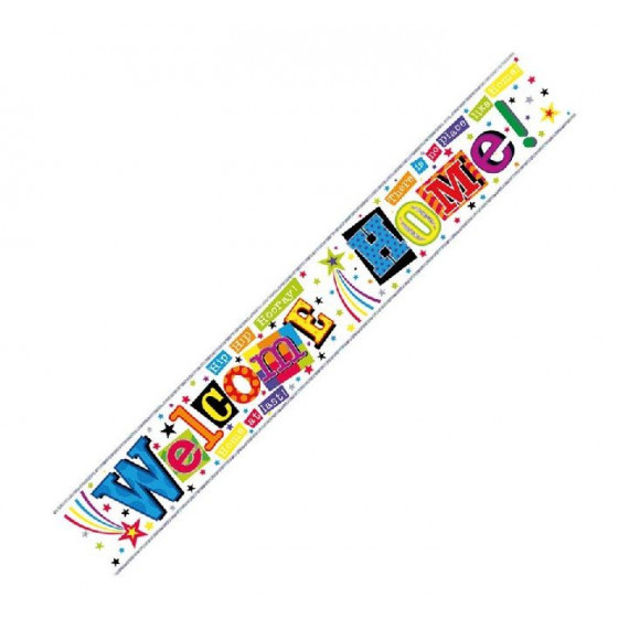 Welcome Home Foil Banner Welcome Home Foil Banner