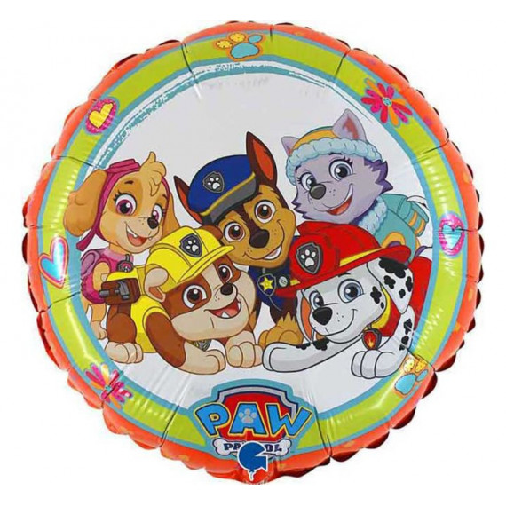 Paw Patrol Foil Balloon - Inflated Paw Patrol Foil Balloon - Inflated
