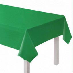 Dark Green Plastic Tablecover