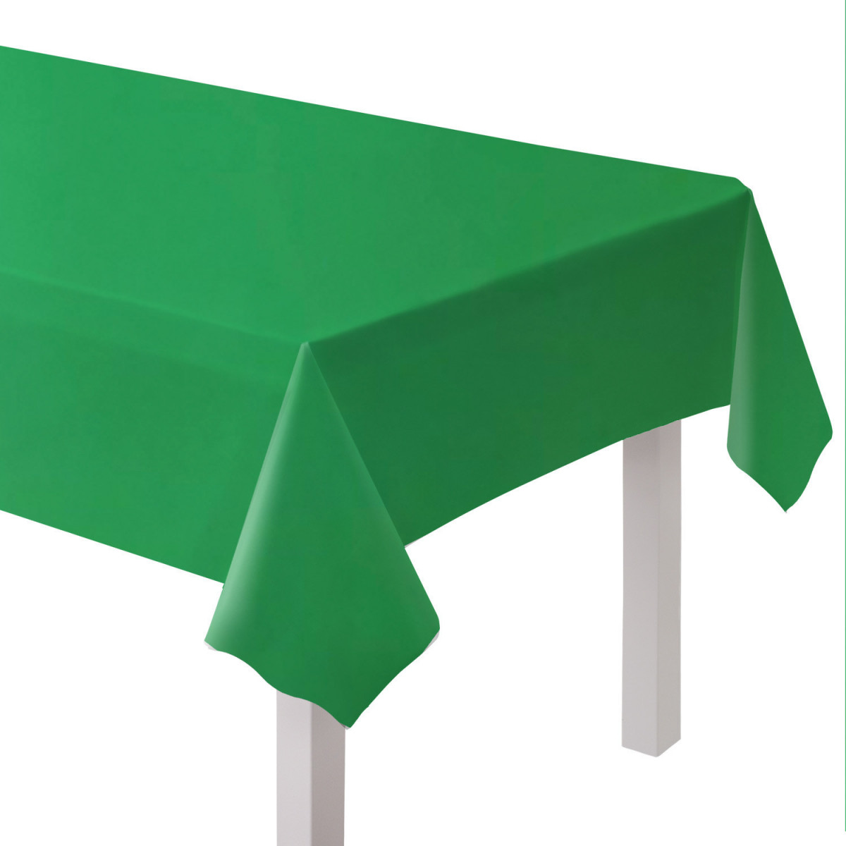 Dark Green Plastic Tablecover