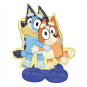 Bluey and Bingo Airloonz Foil Balloon - Inflated Bluey and Bingo Airloonz Foil Balloon - Inflated