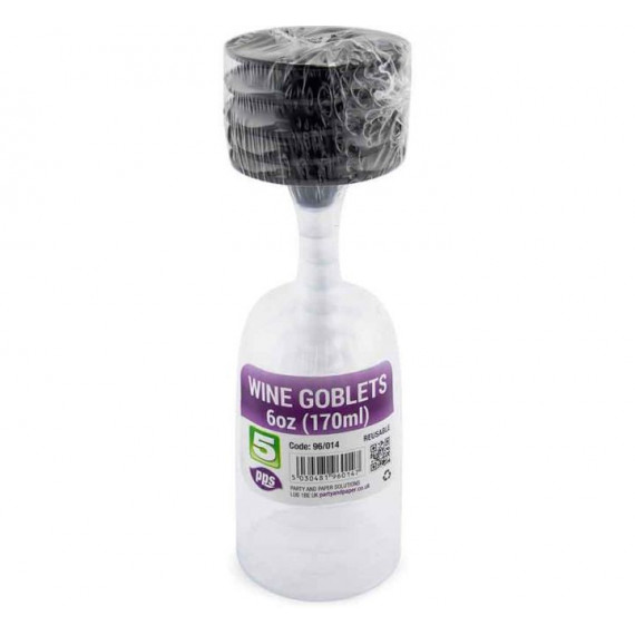 Clear Plastic Wine Glasses