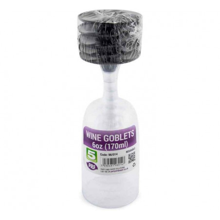 Clear Plastic Wine Glasses
