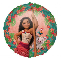 Moana 2 Round Foil Balloon - Inflated