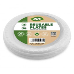 White Plastic Plates