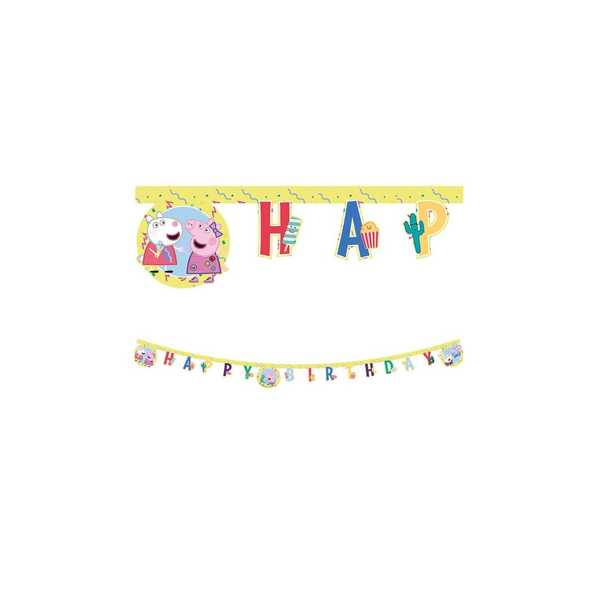 Peppa Pig Happy Birthday Banner Peppa Pig Happy Birthday Banner