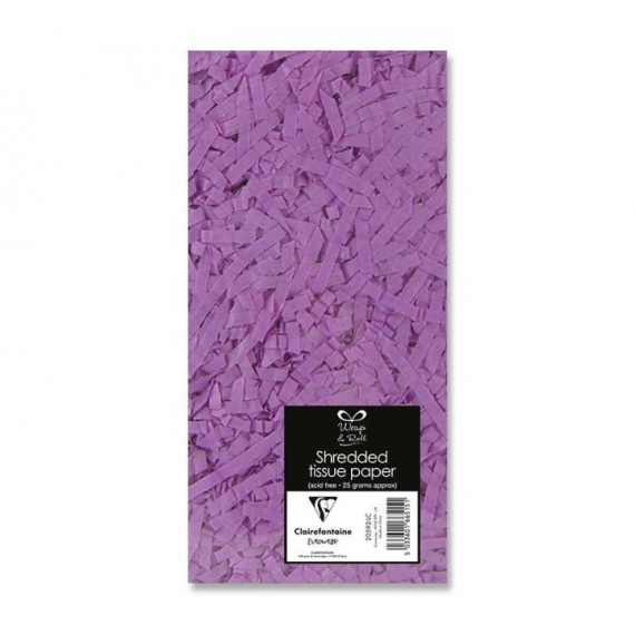 Lilac Shredded Tissue Paper Lilac Shredded Tissue Paper