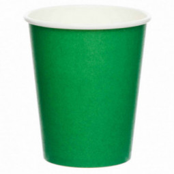 Dark Green Paper Cups