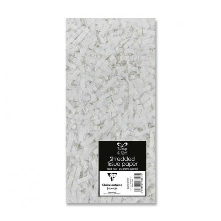 White Shredded Tissue Paper