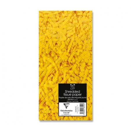 Yellow Shredded Tissue Paper