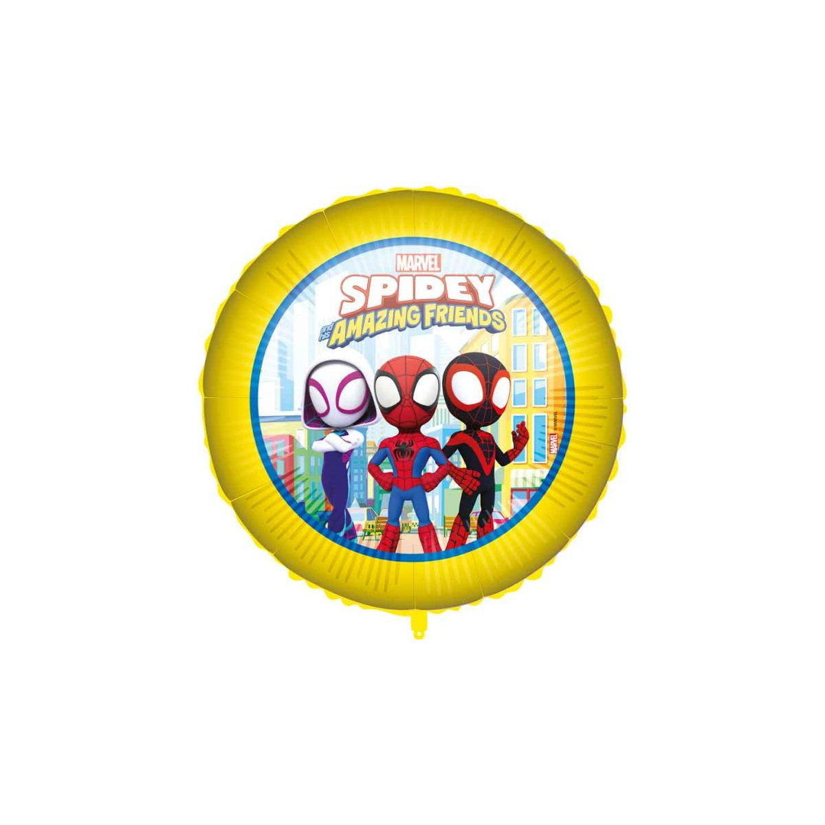 Spidey and Friends Round Foil Balloon - Inflated Spidey and Friends Round Foil Balloon - Inflated