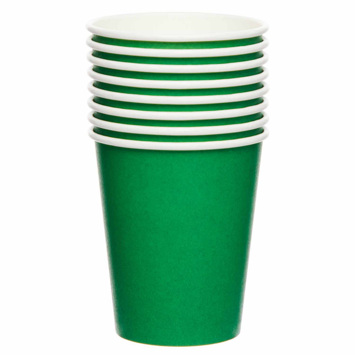 Dark Green Paper Cups