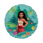 Moana Round Foil Balloon - Inflated