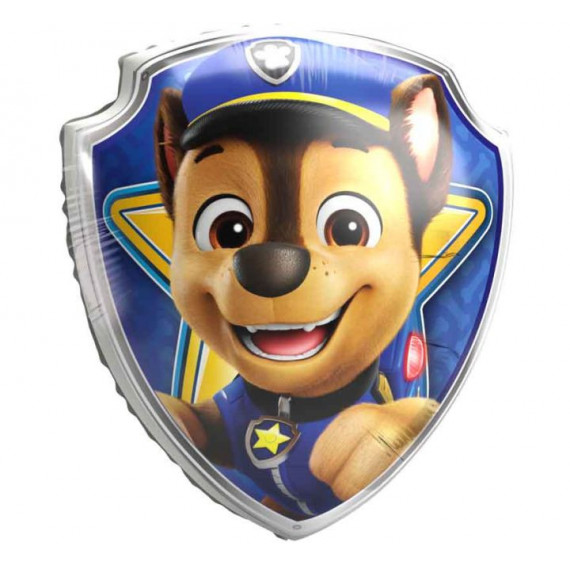 Paw Patrol Chase Supershape Foil Balloon - Inflated Paw Patrol Chase Supershape Foil Balloon - Inflated