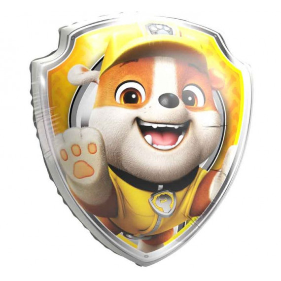 Paw Patrol Rubble Supershape Foil Balloon - Inflated Paw Patrol Rubble Supershape Foil Balloon - Inflated