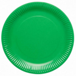 Dark Green Paper Plates