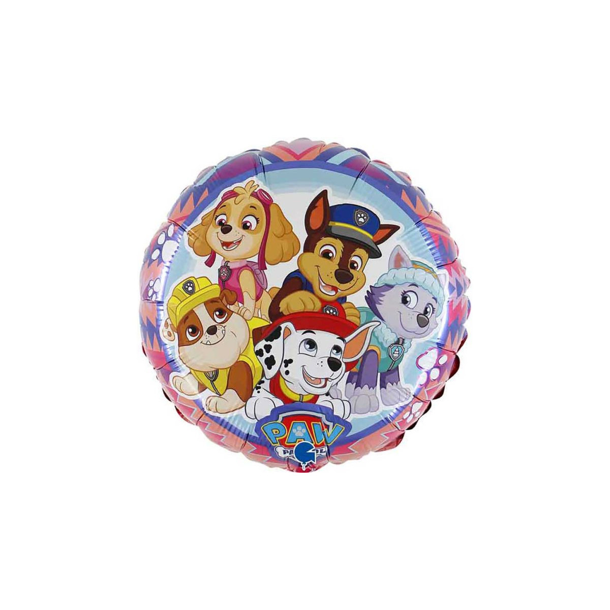 Paw Patrol Round Foil Balloon - Inflated Paw Patrol Round Foil Balloon - Inflated