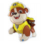 Paw Patrol Rubble Shaped Foil Balloon - Inflated Paw Patrol Rubble Shaped Foil Balloon - Inflated