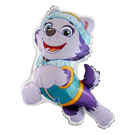 Paw Patrol Everest Shaped Foil Balloon - Inflated Paw Patrol Everest Shaped Foil Balloon - Inflated
