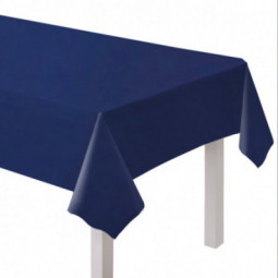 Dark Blue Plastic Tablecover