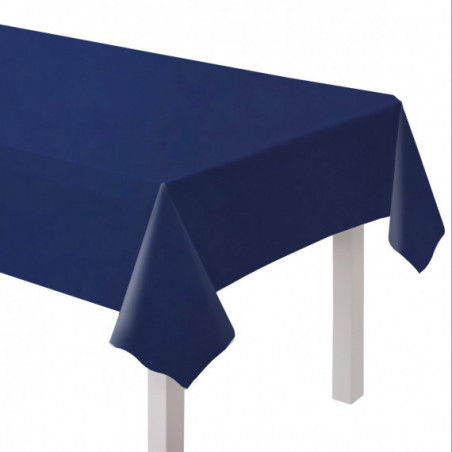Dark Blue Plastic Tablecover
