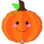 Pumpkin Pal Supershape Foil Balloon - Inflated Pumpkin Pal Supershape Foil Balloon - Inflated